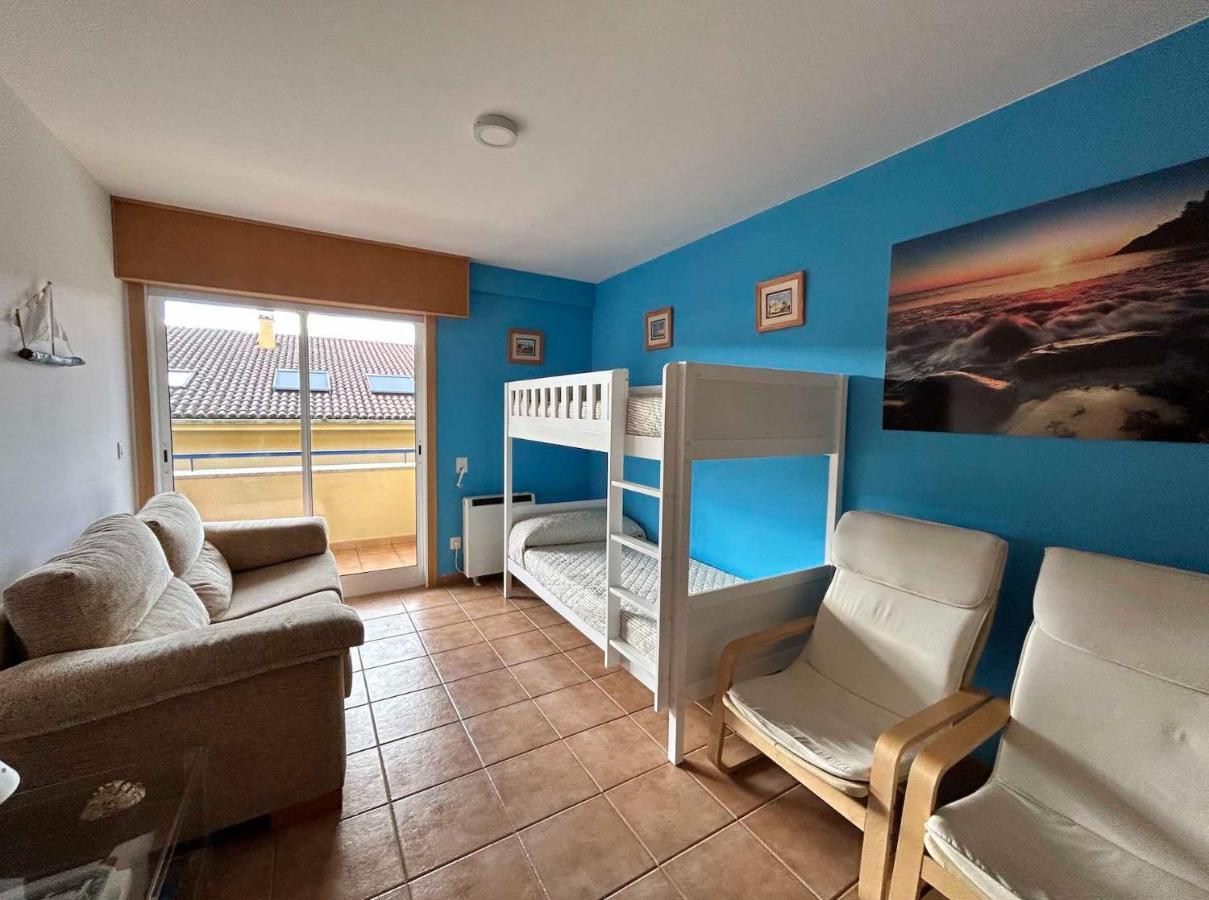 Apartamento Portosin Con Piscina Al Lado De La Playa Linteiros Dış mekan fotoğraf