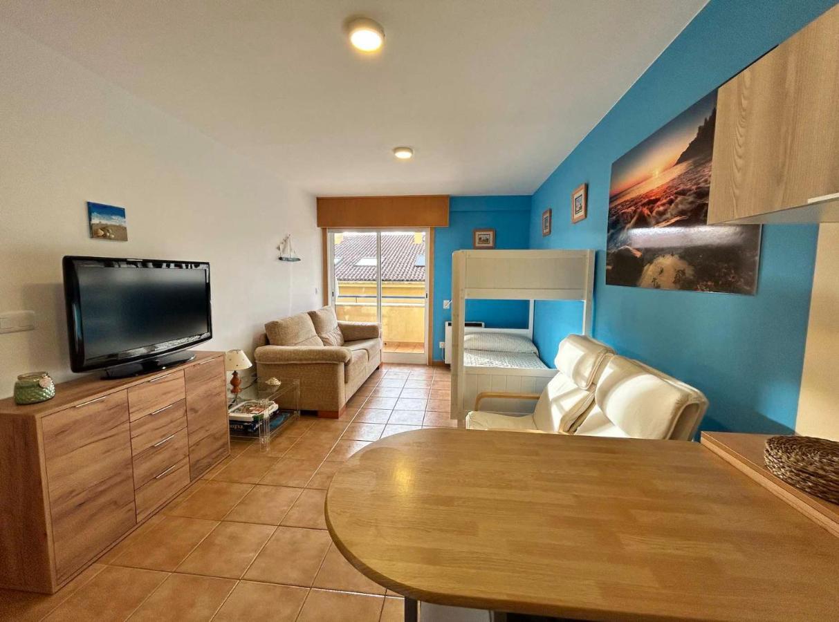 Apartamento Portosin Con Piscina Al Lado De La Playa Linteiros Dış mekan fotoğraf
