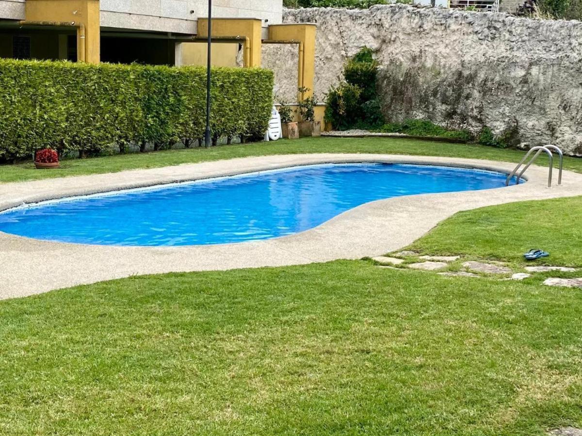 Apartamento Portosin Con Piscina Al Lado De La Playa Linteiros Dış mekan fotoğraf